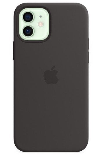 12 12Pro 12ProMax 13 13Pro 13ProMax 14 14Pro 14ProMax 15 15ProMax Magsafe Silicone Matt Protective Cases back Covers For Apple iPhones open bottom side soft lining original cheap low price funda para Apple Iphones silicona classico con logo Coque et étuis housse silicone Schutz Handyhülle delivery from EU UE Spain España Europa Black negro