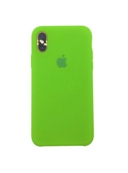 iPhone cover for iPhone Xr classic silicone with logo green