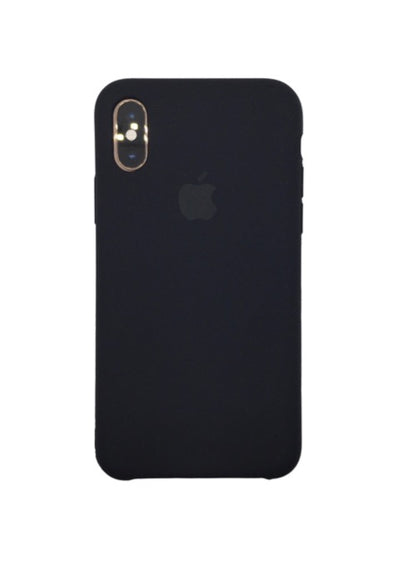 iPhone cover for iPhone X Xs classic silicone with logo black