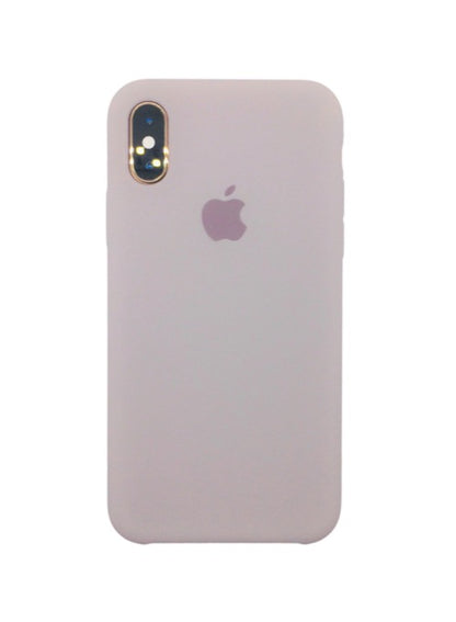 iPhone cover for iPhone X Xs classic silicone with logo grey