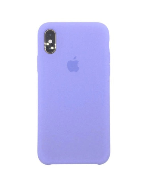 iPhone cover for iPhone Xr classic silicone with logo purple